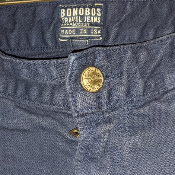BONOBOS Men Straight Fit Denim Travel Jeans 36x34 - Picture 2 of 6